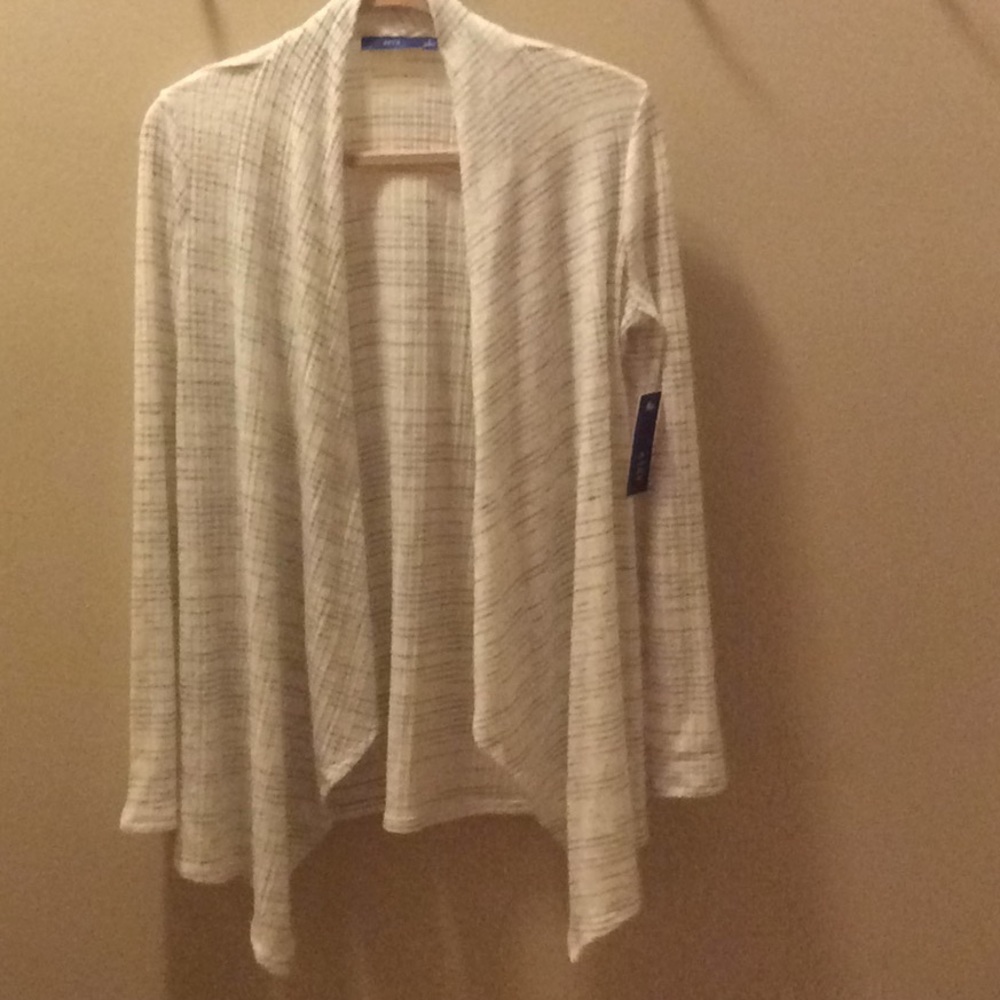 APT. 9 Soft, draped asymmetrical cardigan Small
